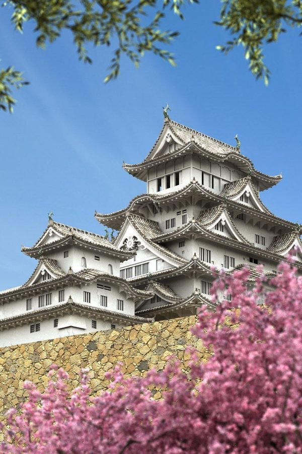 Japanese Style Castle Exterior Scene 001