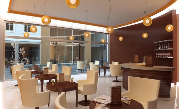 Cafe Interior Scene 001