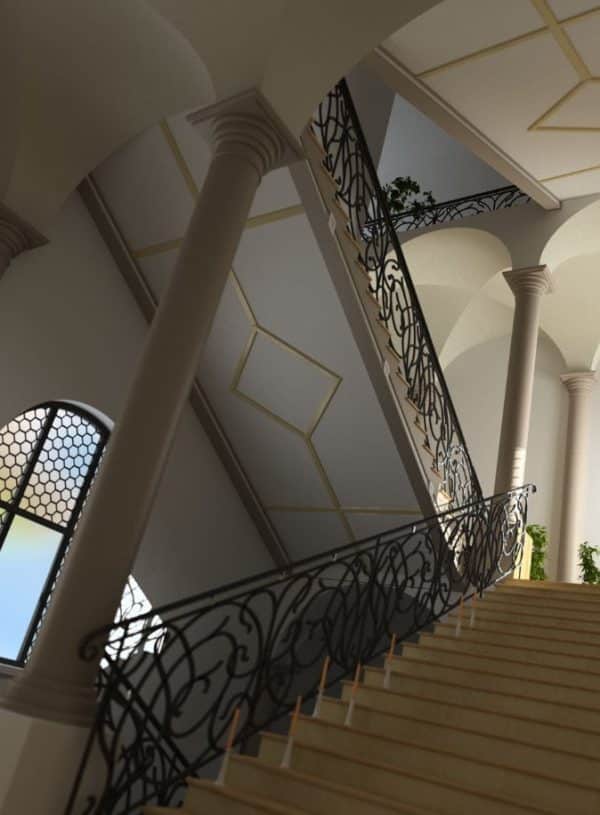 Stair Interior Scene 001