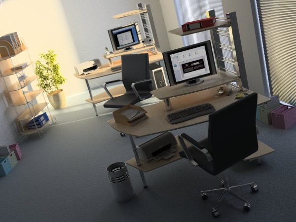 002-Interior Scenes-Offices & Libraries