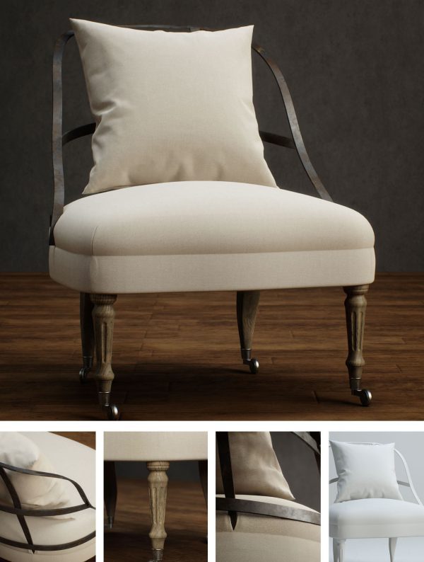003-3d Models-Armchairs & Sofas-Armchair