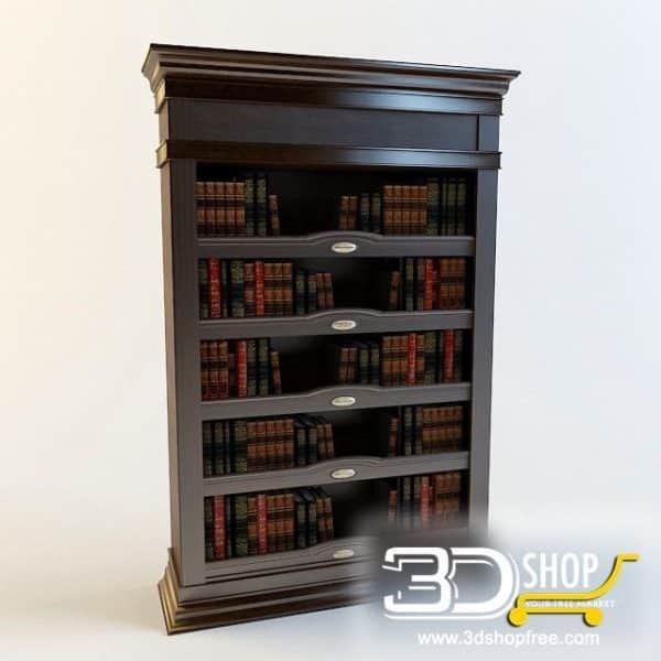 003-3d Models-Classic-Wardrobe & Display Cabinets