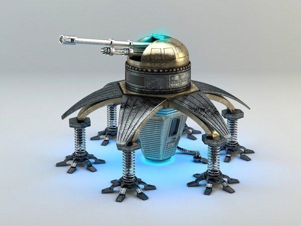003-3d Models-Weaponry-Cannon Gun