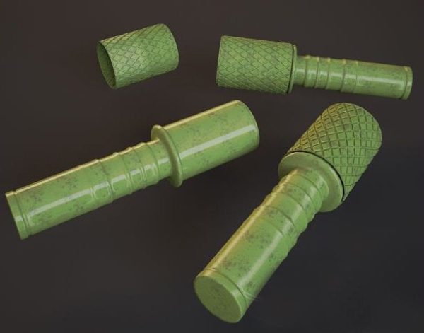 004-3d Models-Weaponry-Pomegranate