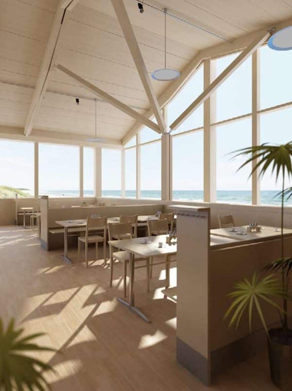 Cafe & Restaurant Interior Scene  004