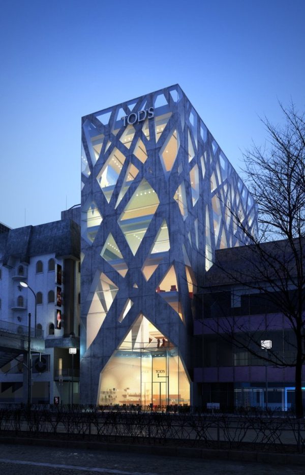006-Exterior Scenes-Public Buildings-Tods Building-Tokyo