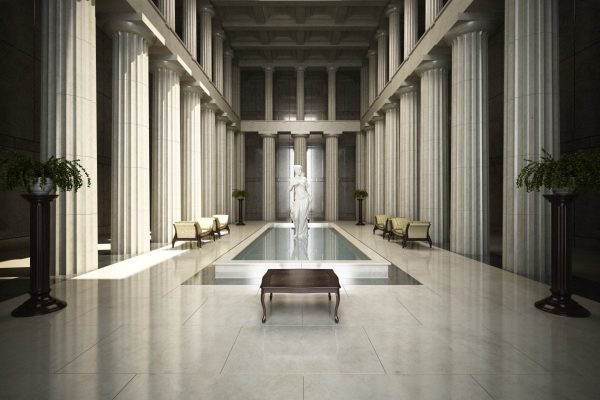 Corridor & Lobby Interior Scene 007