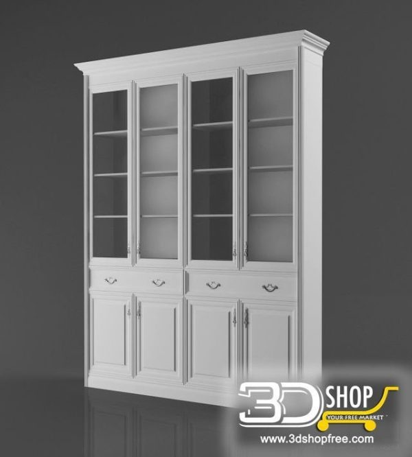 008-3d Models-Classic-Wardrobe & Display Cabinets