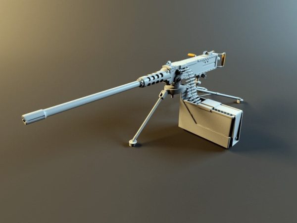 008-3d Models-Weaponry-Browning M2 Machine Gun