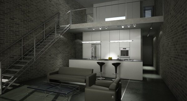 Living Room 3d Max Interior Scene 008