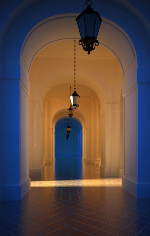 Corridor & Lobby Interior Scene 009