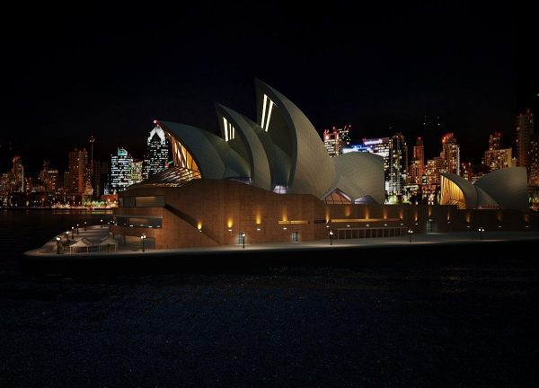 010-Exterior Scenes-Public Buildings-Sydney Opera House