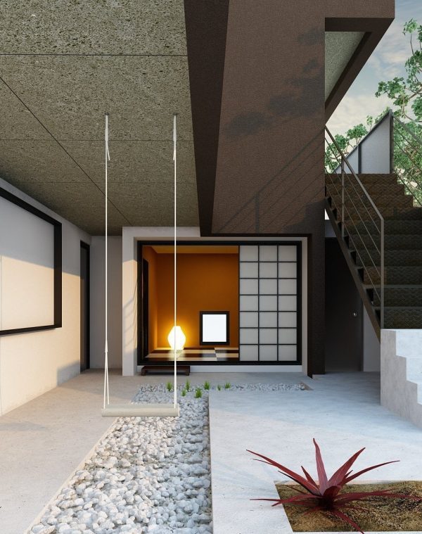 Terrace  Interior Scene 011