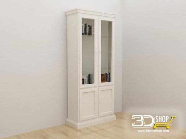 012-3d Models-Classic-Wardrobe & Display Cabinets