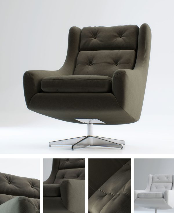 015-3d Models-Armchairs & Sofas-Armchair