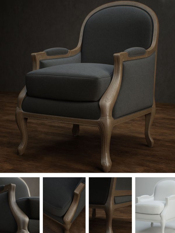 016-3d Models-Armchairs & Sofas-Armchair