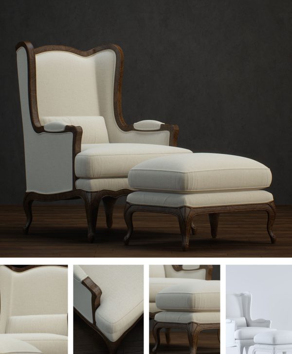 017-3d Models-Armchairs & Sofas-Armchair