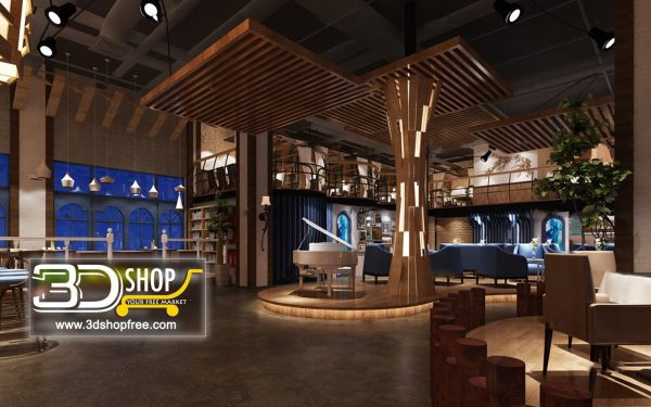 017-Interior Scenes-Cafes & Restaurants-Modern Style