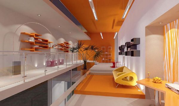 Living Room 3d Max Interior Scene 017