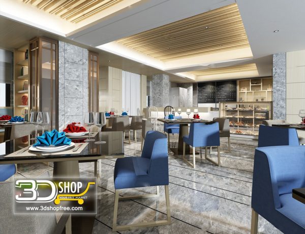 018-Interior Scenes-Cafes & Restaurants-Modern style