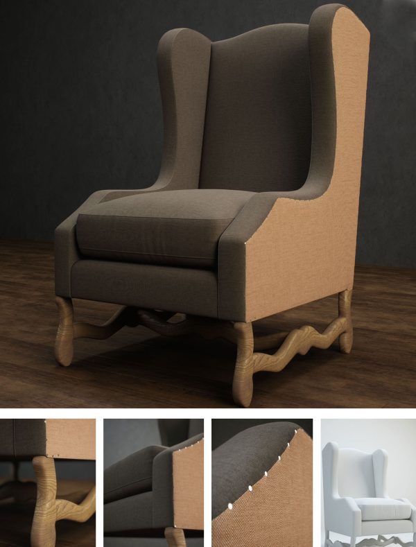 019-3d Models-Armchairs & Sofas-Armchair
