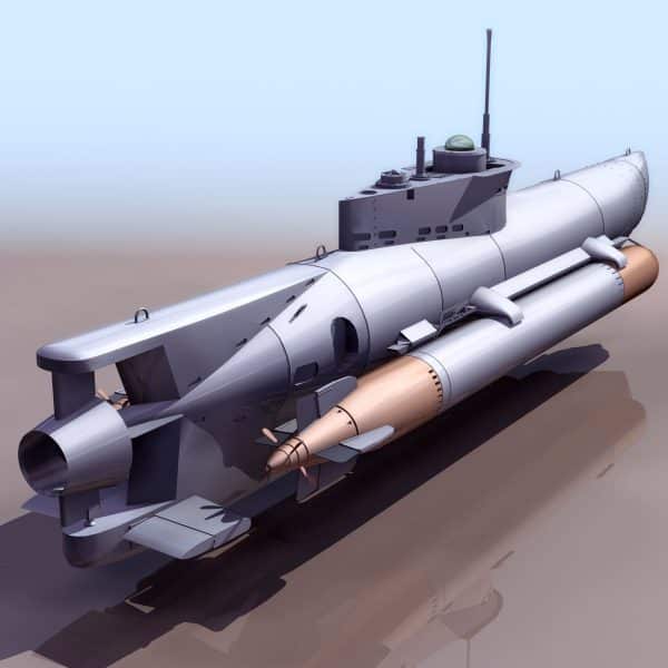025-3d Models-Ships & Submarines