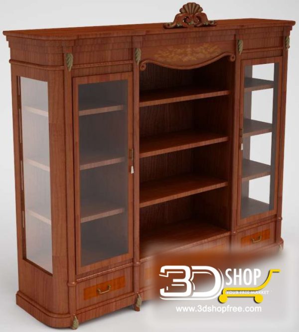 026-3d Models-Classic-Wardrobe & Display Cabinets