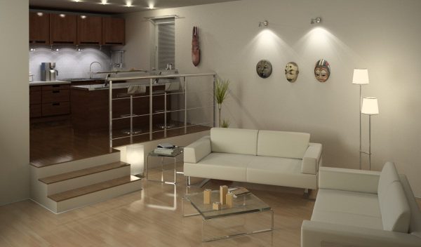 Living Room 3d Max Interior Scene 026