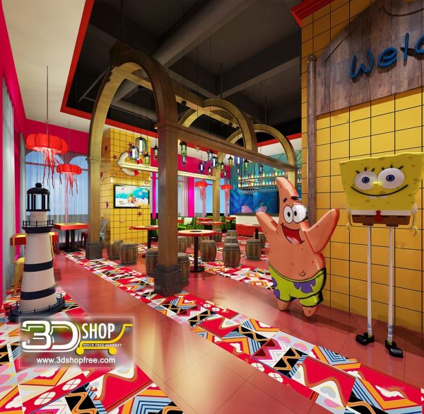 028-Interior Scenes-Cafes & Restaurants-Modern style