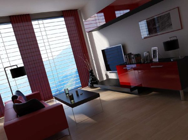 Living Room 3d Max Interior Scene 028