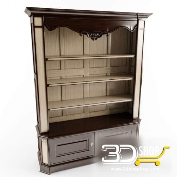 033-3d Models-Classic-Wardrobe & Display Cabinets
