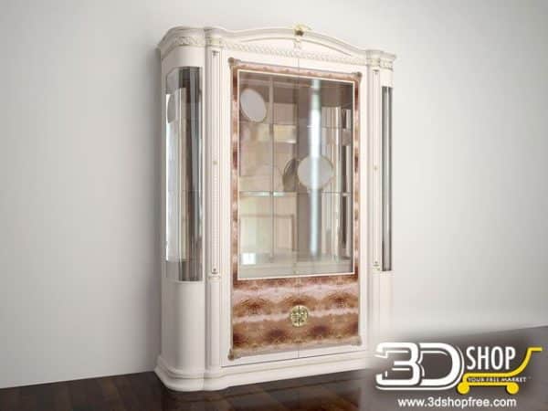 037-3d Models-Classic-Wardrobe & Display Cabinets