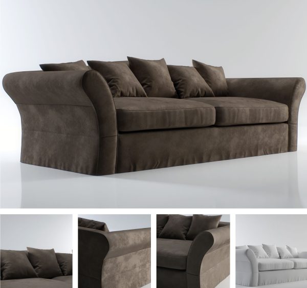 038-3d Models-Armchairs & Sofas-Sofa