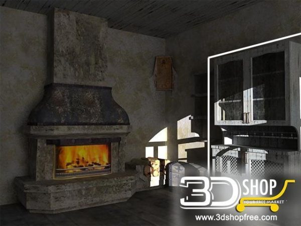038-3d Models-Classic-Wardrobe & Display Cabinets