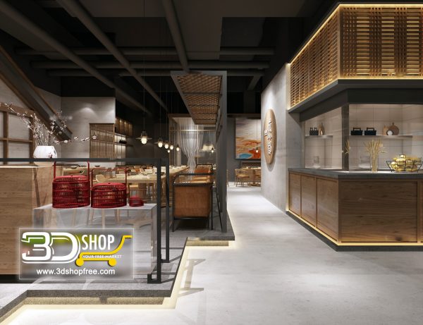 Interior Scenes Cafes & Restaurants Southeast Asian style 044