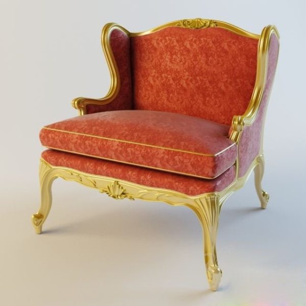 051-3d Models-Armchairs & Sofas-Armchair