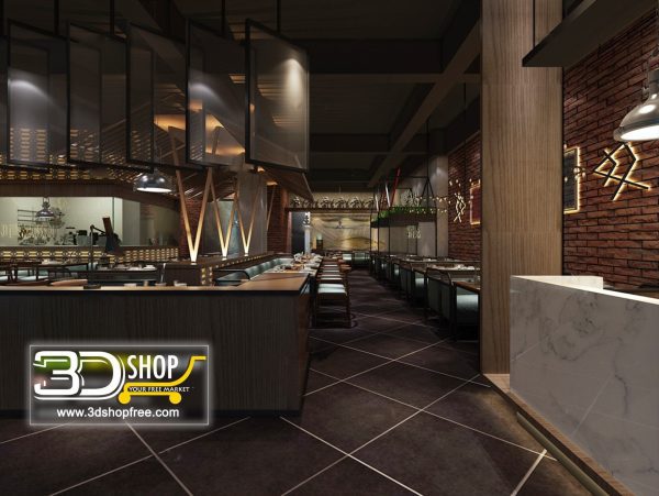 056-Interior Scenes-Cafes & Restaurants-Industrial style