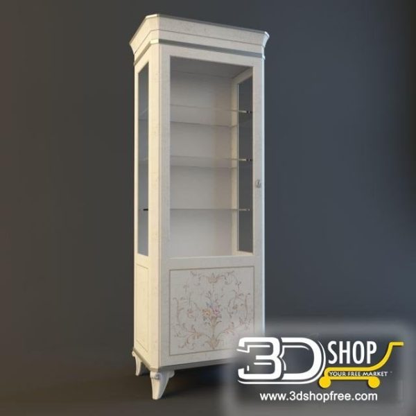 061-3d Models-Classic-Wardrobe & Display Cabinets