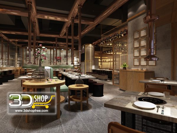 062-Interior Scenes-Cafes & Restaurants-Industrial style