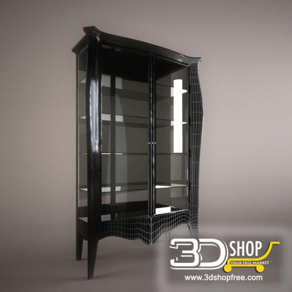 065-3d Models-Classic-Wardrobe & Display Cabinets