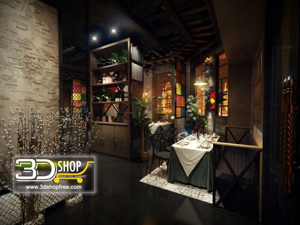 066-Interior Scenes-Cafes & Restaurants-Industrial style