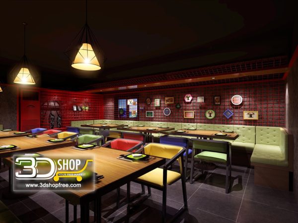 068-Interior Scenes-Cafes & Restaurants-Industrial style