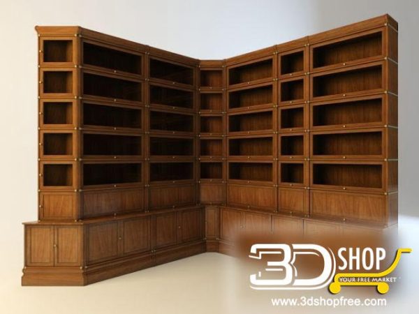 071-3d Models-Classic-Wardrobe & Display Cabinets