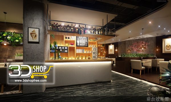 074-Interior Scenes-Cafes & Restaurants-Industrial style