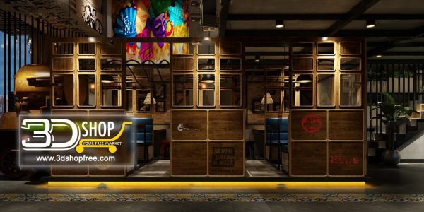 076-Interior Scenes-Cafes & Restaurants-Industrial style