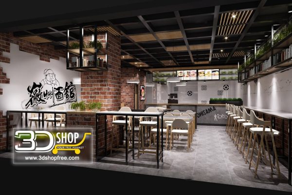 079-Interior Scenes-Cafes & Restaurants-Industrial style