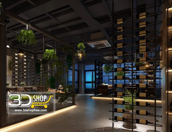 080-Interior Scenes-Cafes & Restaurants-Industrial style
