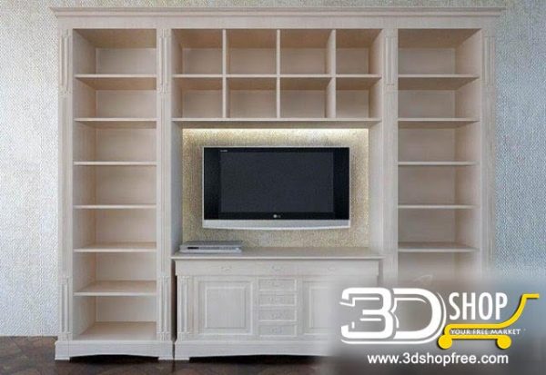 085-3d Models-Classic-Wardrobe  & Display Cabinets