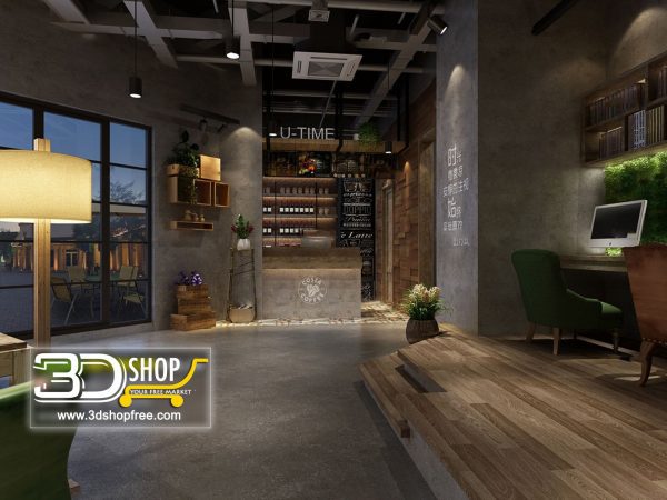 086-Interior Scenes-Cafes & Restaurants-Industrial style