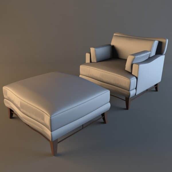 087-3d Models-Armchairs & Sofas-Armchair